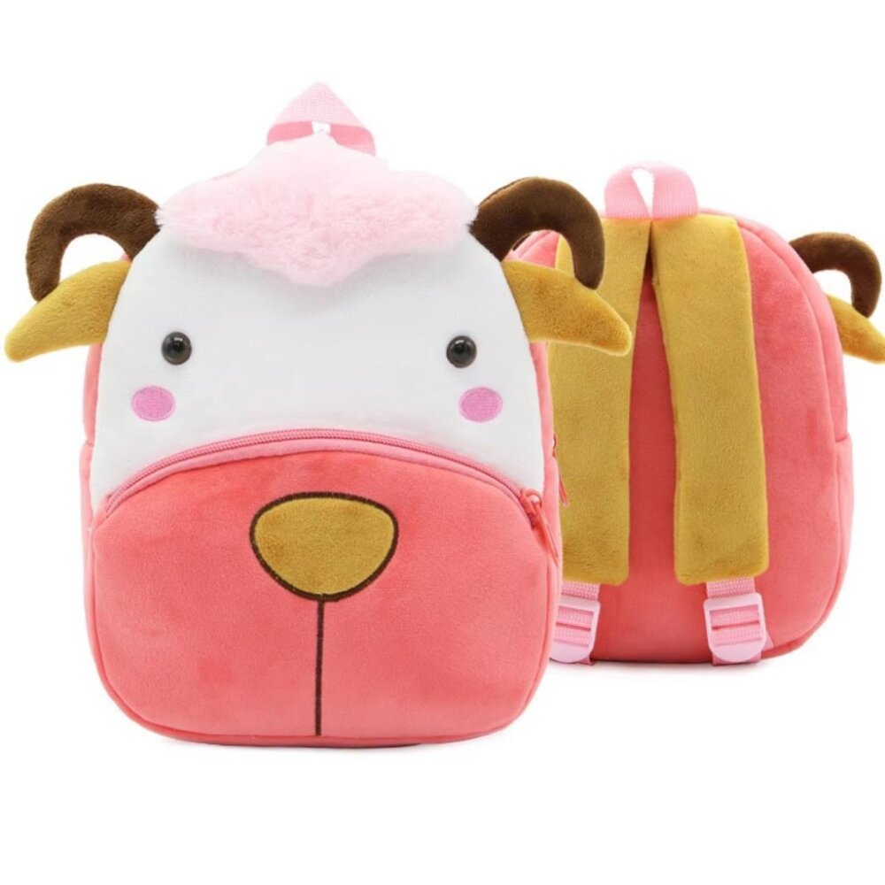 Cute Animal Plush Backpack for Toddlers Kids Gift Bag ( sheep )